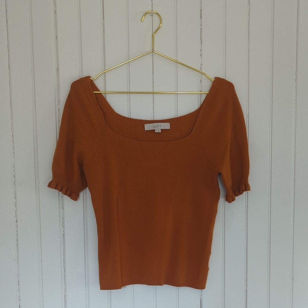 LOFT Women's Orange Top